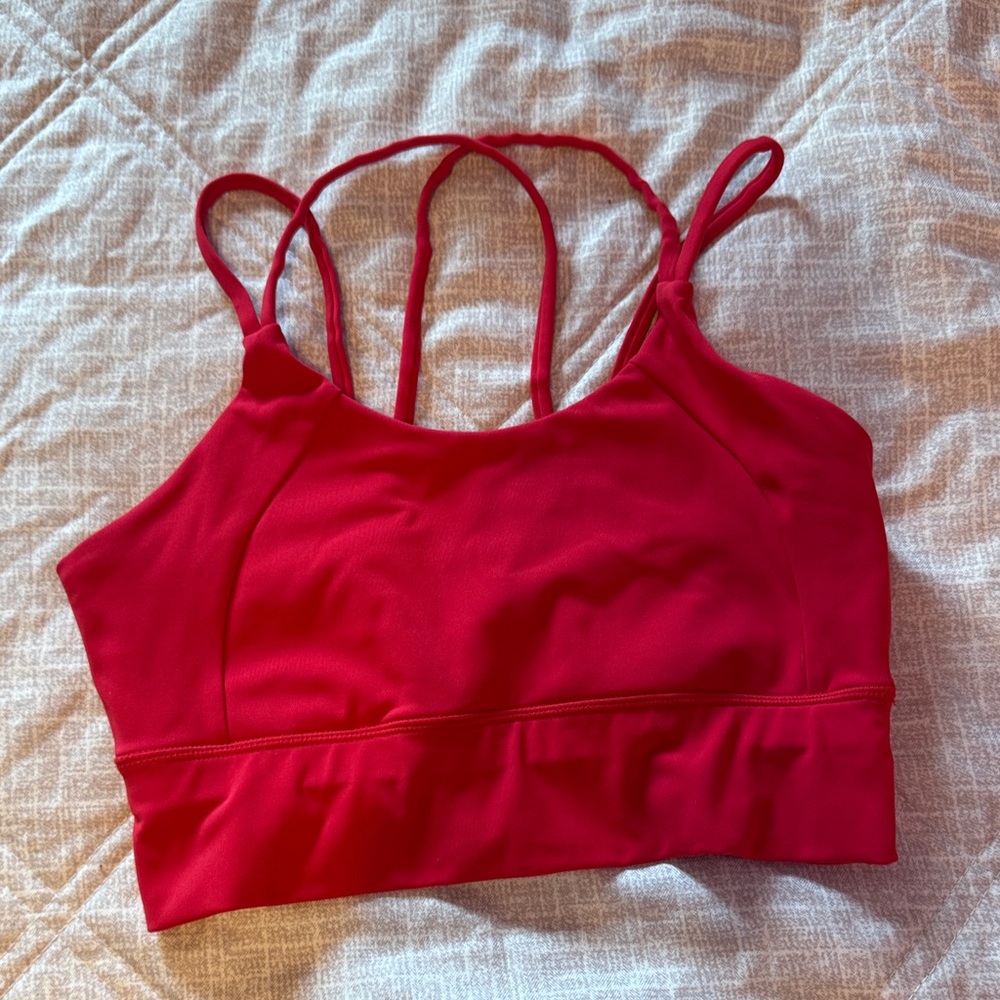 Born Primitive Red Strappy Sports Bra